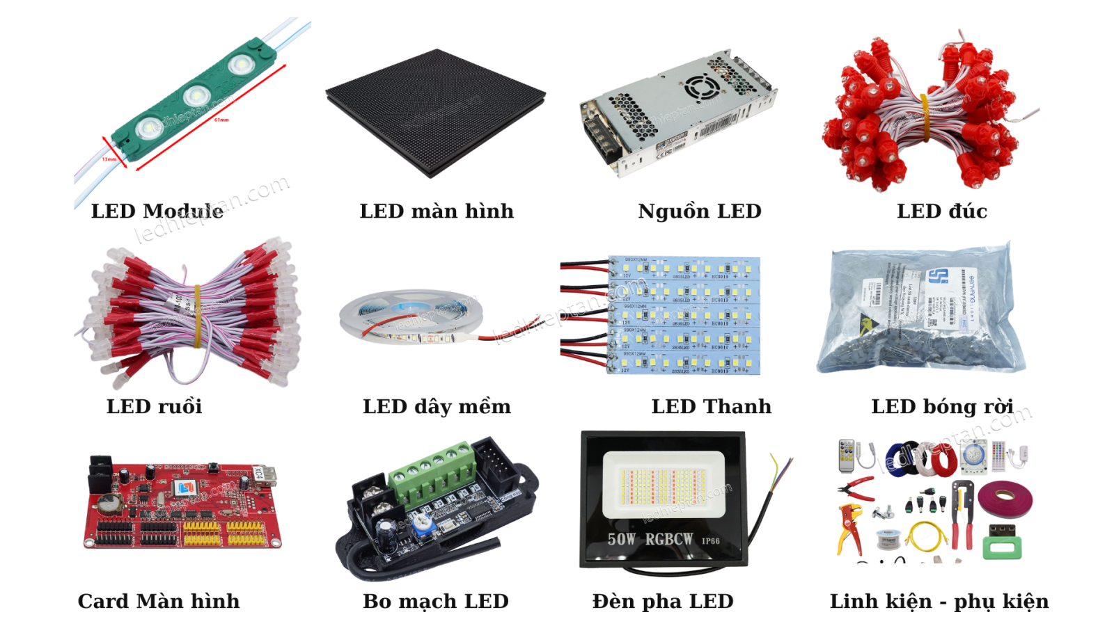LED Hiệp Tân chuyên cung cấp đa dạng các loại đèn LED trong lĩnh vực Quảng Cáo – Chiếu Sáng – Trang Trí